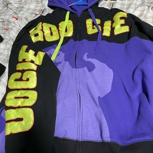 Disneyland Oogie Boogie zip up hoodie. XXL